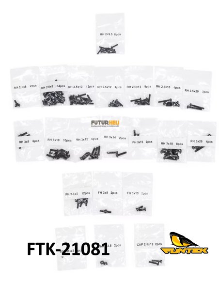 Funtek STX G2 set de visserie FTK-21081 futurheli rC