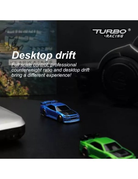 Micro Drift Turbo Racing 1/76 ème verte complète