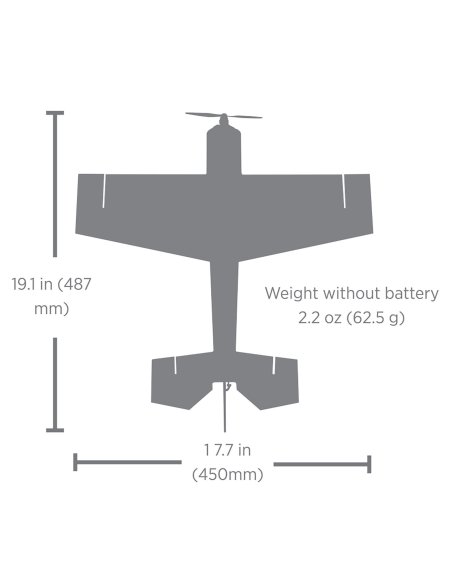 Eratix UMX 3D BNF Basic envergure 450mm EFLU02050