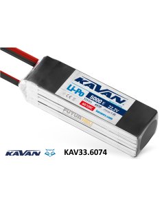 Batterie kavan haut de gamme en 5000 Mah 6S 120c dispo chez Futurheli RC