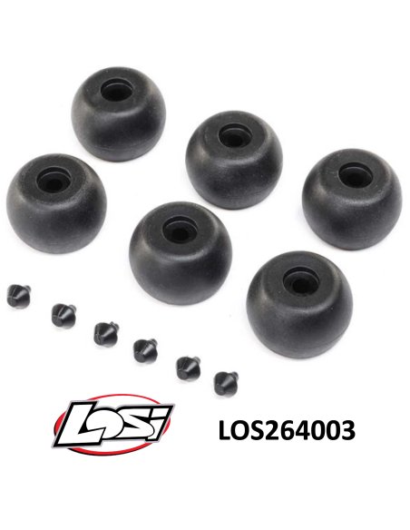 Losi LOS264003 roulettes de remplacement Futurheli