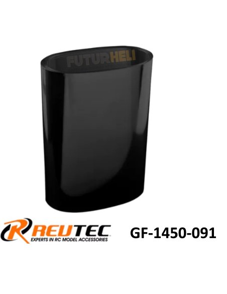 Gaine thermo noire 91mm longueur 1M distribution Futurheli