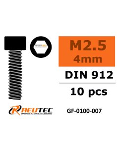 Vis M2,5 Tête 6 pans Type BTR choisissez votre longueur 2