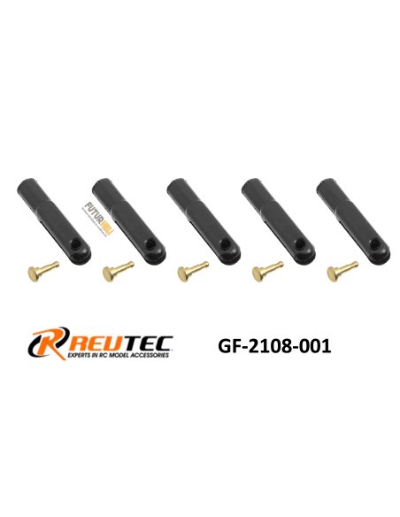 Chape nylon Clevis M2 axe metal ( X5) GF-2108-001