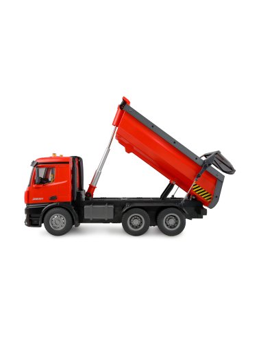 Camion benne Arocs Mercedes benz Rouge Complet