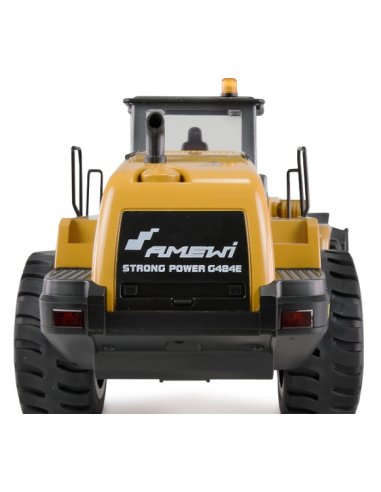 Chargeuse vue de l'arrière radio commandé