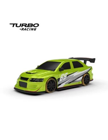 Micro drift C66 1/76 ème vert Turbo racing