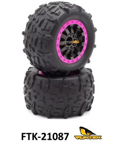 Funtek STX G2 roue complète rose (x2) FTK-21087