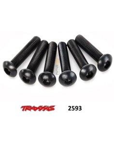 Vis BTR tête Bombé M3X14 (x6) Traxxas 2593