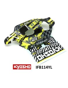 Kyosho distribution Futurheli inferno neo 3.0 Carrosserie jaune .