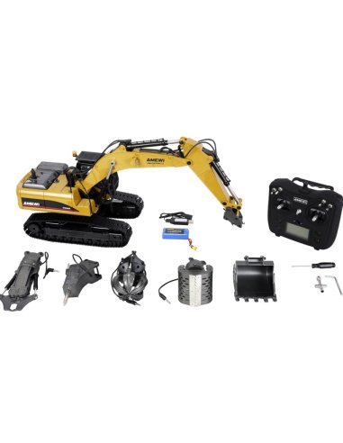 Pelle mécaniques metal 1/14 ème 8,7kg complète