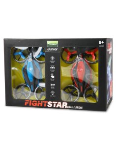 Set drone de combat complet rouge te bleu FightStar 2
