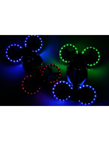 Set drone de combat complet rouge te bleu FightStar