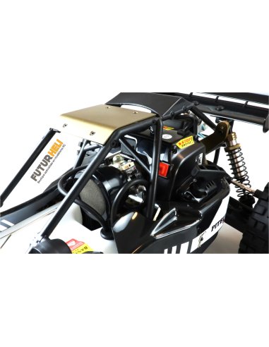 Vue du moteur du Pitbull evolution essence de chez Futurheli