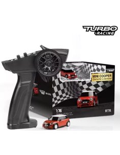 Mini cooper RC 1/76 ème sous licence Turbo Racing  futurheli