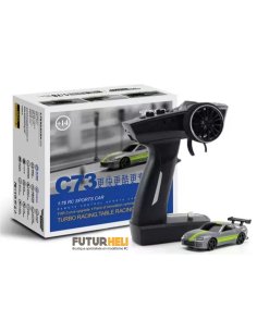 Turbo Racing micro voiture RC 1/76 ème complète grise/verte