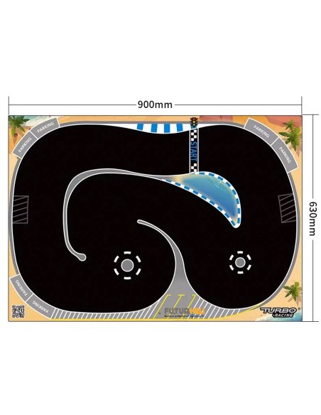 Turbo Racing circuit de Drift 90 x 63 cm TB-760260