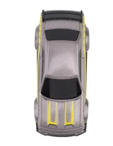 Drift car vue de dessus