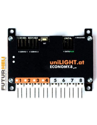 Unilight E8+ vue de dessus