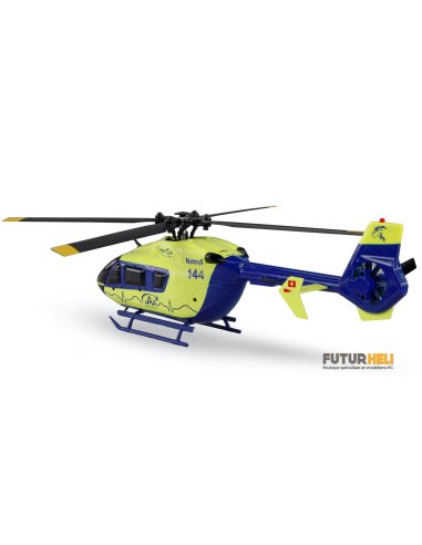 Helico futurheli alpine ambulance vue de derrière