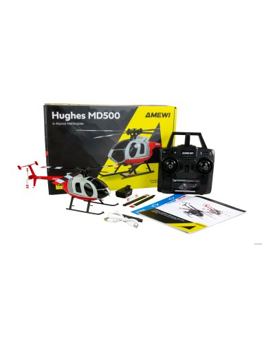 Helico Hughes MD500 Civil complet avec radio