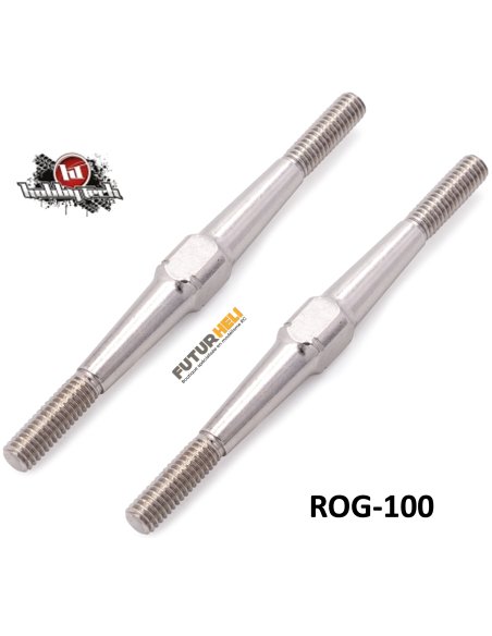 Biellette à pas inversé M4 x 62,5 mm Hobbytech ROG-100 distribution futurheli