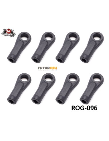 Rogue 2.0 chappes 4 mm (x8) Hobbytech ROG-096