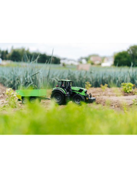 Tracteur + remorque radio-commandé deutz L 75 cm