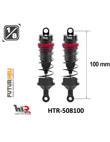 Amortisseurs BIG Bore 100 mm 16mm + 3 type de ressorts HTR-508100