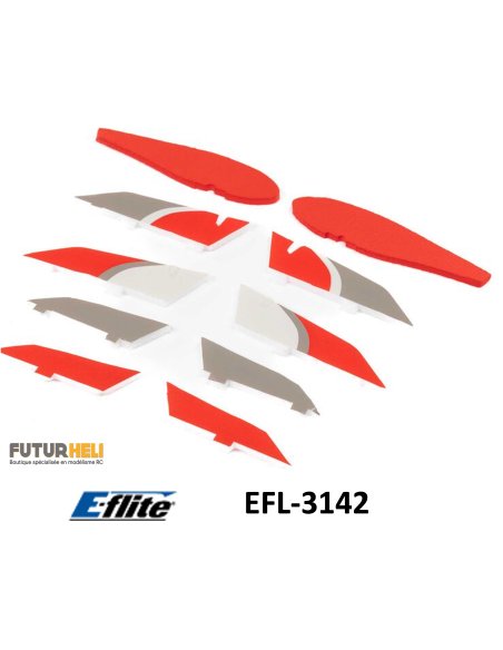 UMX eratix 450 mm capots de roues EFL-3142