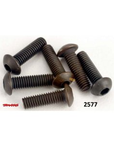 Vis BTR tête bombé 3X10 (x6) Traxxas 2577 futurheli