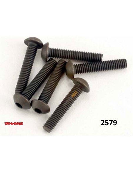 BTR tête bombé 3X15 (x6) Traxxas 2579 distribution futurheli