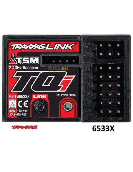 Récepteur Traxxas TQI 5 voies avec télémétrie et TSM réf 6533X