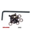 Option vis moteur Traxxas avec vis / rondelles et clé 1552 futurheli distribution