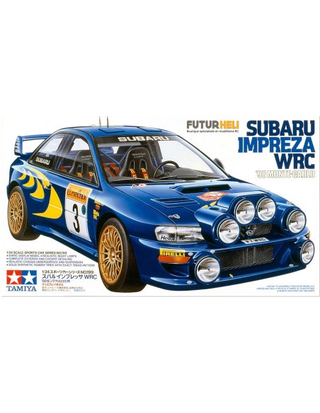 Maquette subaru tamiya au 1/24 dispo chez Futurheli