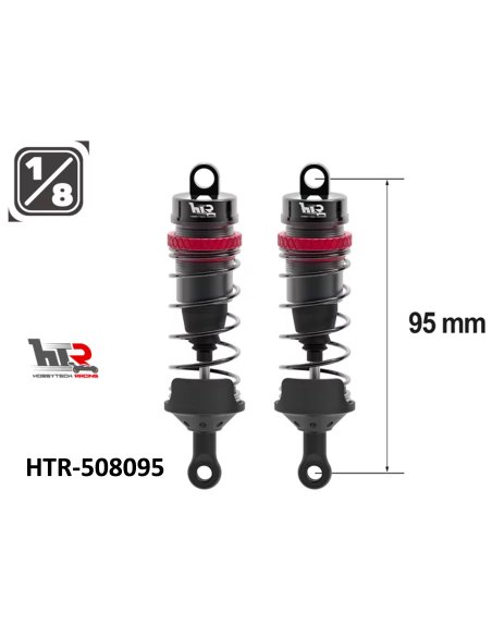 Amortisseurs BIG Bore 95mm 16mm + 3 type de ressorts HTR-508095