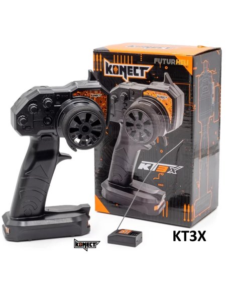 Radio KT3X + récepteur 2,4 GHZ Konect  KN-KT3X/SET