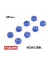 Mini-Z écrous de roue M2 Nylock Alu bleu (x8) Kyosho MZW128BL vendu par futurheli .