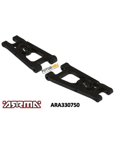 Arrma ARA330750 bras de suspension avant bas (x2) distribution Futurheli