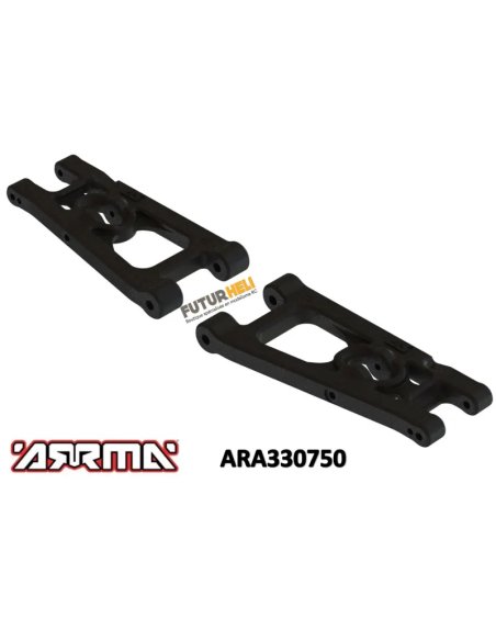 Arrma ARA330750 bras de suspension avant bas (x2) distribution Futurheli