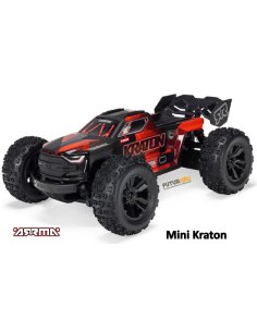 Mini kraton 3S 4x4 brushless 1/16 ème Noir-rouge Arrma ARA2508T1 distribution Futurheli