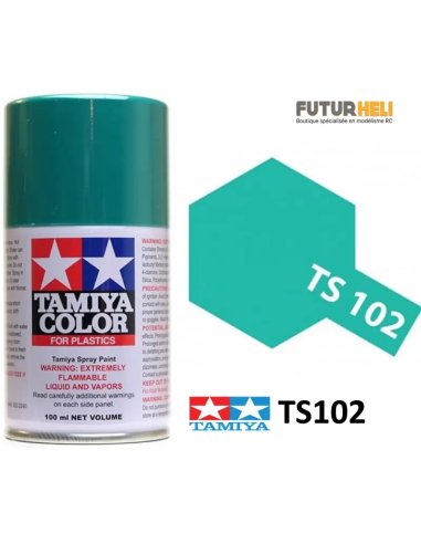 Peinture TS102 Bleu Cobalt bombe de 100 ml Tamiya 85102 futurheli distribution