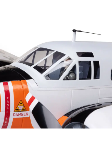 Beechcraft bi-moteur env 1,5M PNP - BNF Basic +AS3X Safe