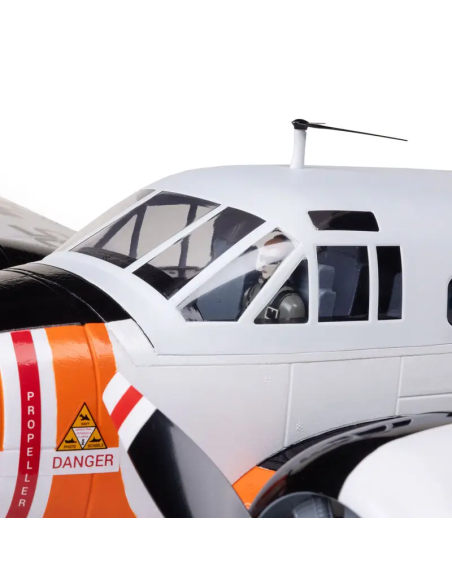 Beechcraft bi-moteur env 1,5M PNP - BNF Basic +AS3X Safe