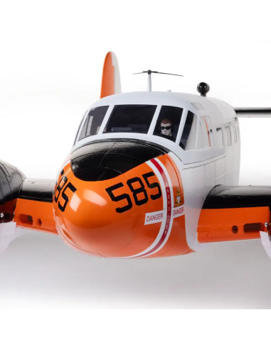 Beechcraft bi-moteur env 1,5M PNP - BNF Basic +AS3X Safe