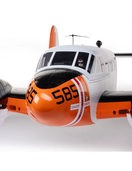 Beechcraft bi-moteur env 1,5M PNP - BNF Basic +AS3X Safe