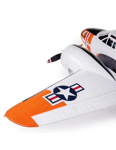 Beechcraft bi-moteur env 1,5M PNP - BNF Basic +AS3X Safe