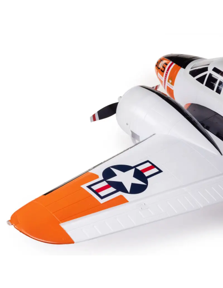 Beechcraft bi-moteur env 1,5M PNP - BNF Basic +AS3X Safe