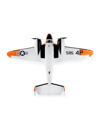 Beechcraft bi-moteur env 1,5M PNP - BNF Basic +AS3X Safe