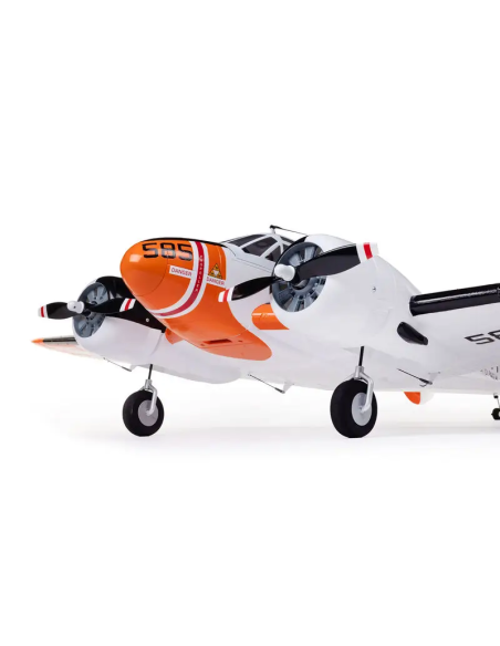 Beechcraft bi-moteur env 1,5M PNP - BNF Basic +AS3X Safe